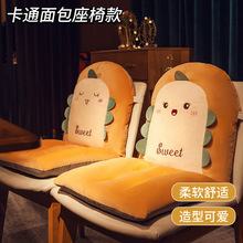 客厅抱枕面包座椅垫连体坐垫靠垫靠背一体式加厚屁垫座垫椅垫批发