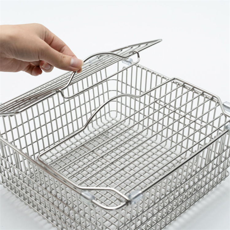 供应生产304材质消毒筐   各种规格尺寸网篮