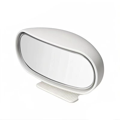 Spot Auxiliary Mirror Adjustable – Large field of view rear view auxiliary mirror - white-two-pack