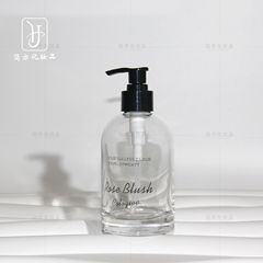 化粧品包装材新品大容量ボディーソープシャンプーガラス瓶200ml 300ml 500ml