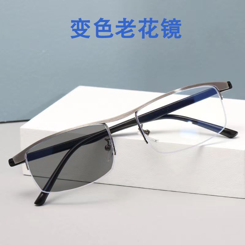 Nueva moda anti-luz azul gafas de decoloración gafas de hombre gafas metal marco gafas transfronterizas gafas de gafas al por mayor