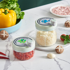 家用手搖蒜泥器手動打搗蒜泥神器壓攪大蒜攪碎機拉蒜蓉廚房料理器