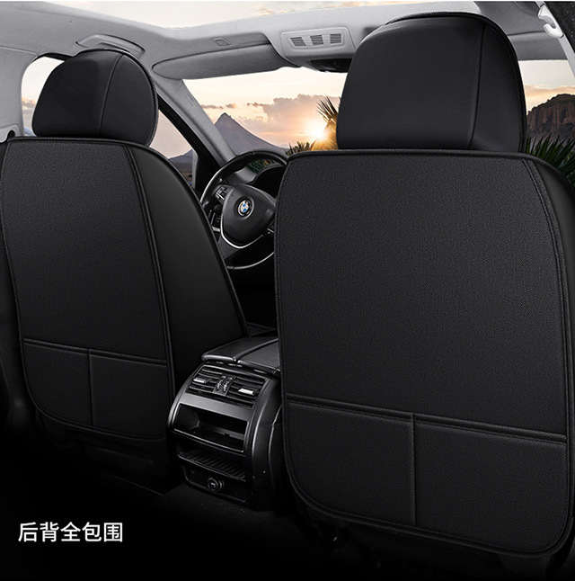 Cross-Border Car Seat Covers for Five Seats, Universal Full Surround, All-Season Cushion Covers, Linen Breathable Seat Covers, Seat Cushions