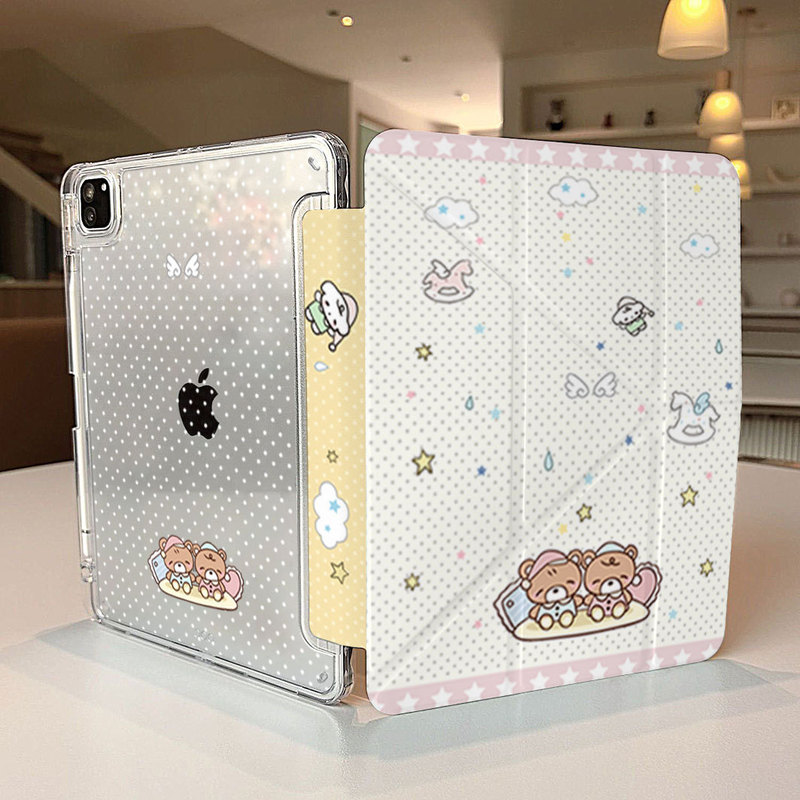 Little Bear's Thoughts Apple iPad 10/9/8 Generation A16 Protective Case Air8/7 Tablet Pro 11inch Mini Protective Cover Little Bear's Thoughts Apple iPad 10/9/8 Generation A16 Protective Case Air8/7 Tablet Pro 11inch Mini Protective Cover