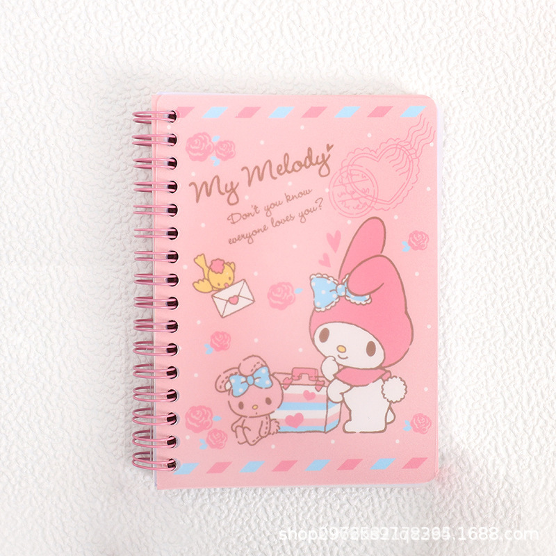 Sanrio Melody Gemini laurel perro orejas grandes perro lindo libro de regalo de cumpleaños portátil