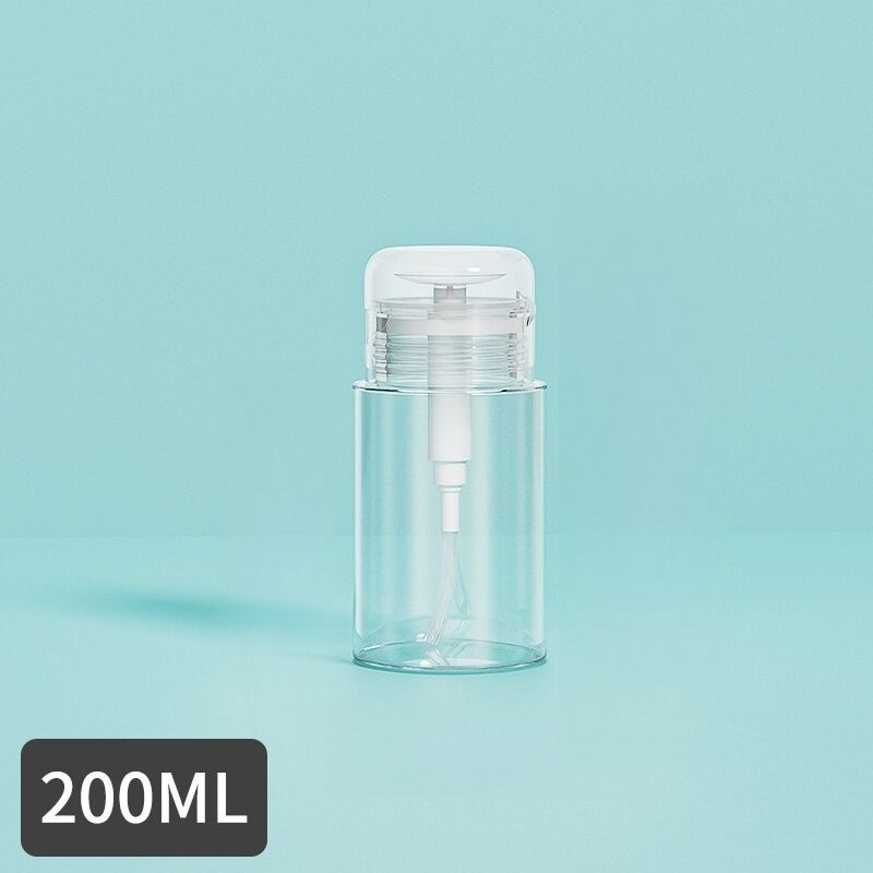 现货200ml卸妆水瓶化妆品包材爽肤水PET分装瓶压取式洗甲水塑料瓶|undefined
