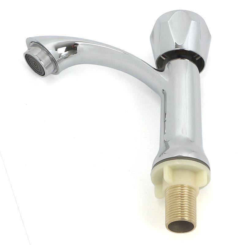 Transfronterizo de un solo orificio de agua fría grifo abierto rápido grifo de cobre solo grifo frío de escritorio solo lavabo frío grifo lavabo