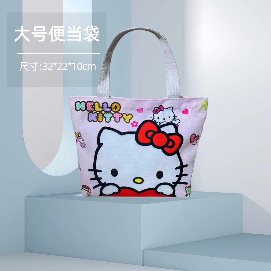 Bolsa Bento Sanrio lona almuerzo dibujos animados