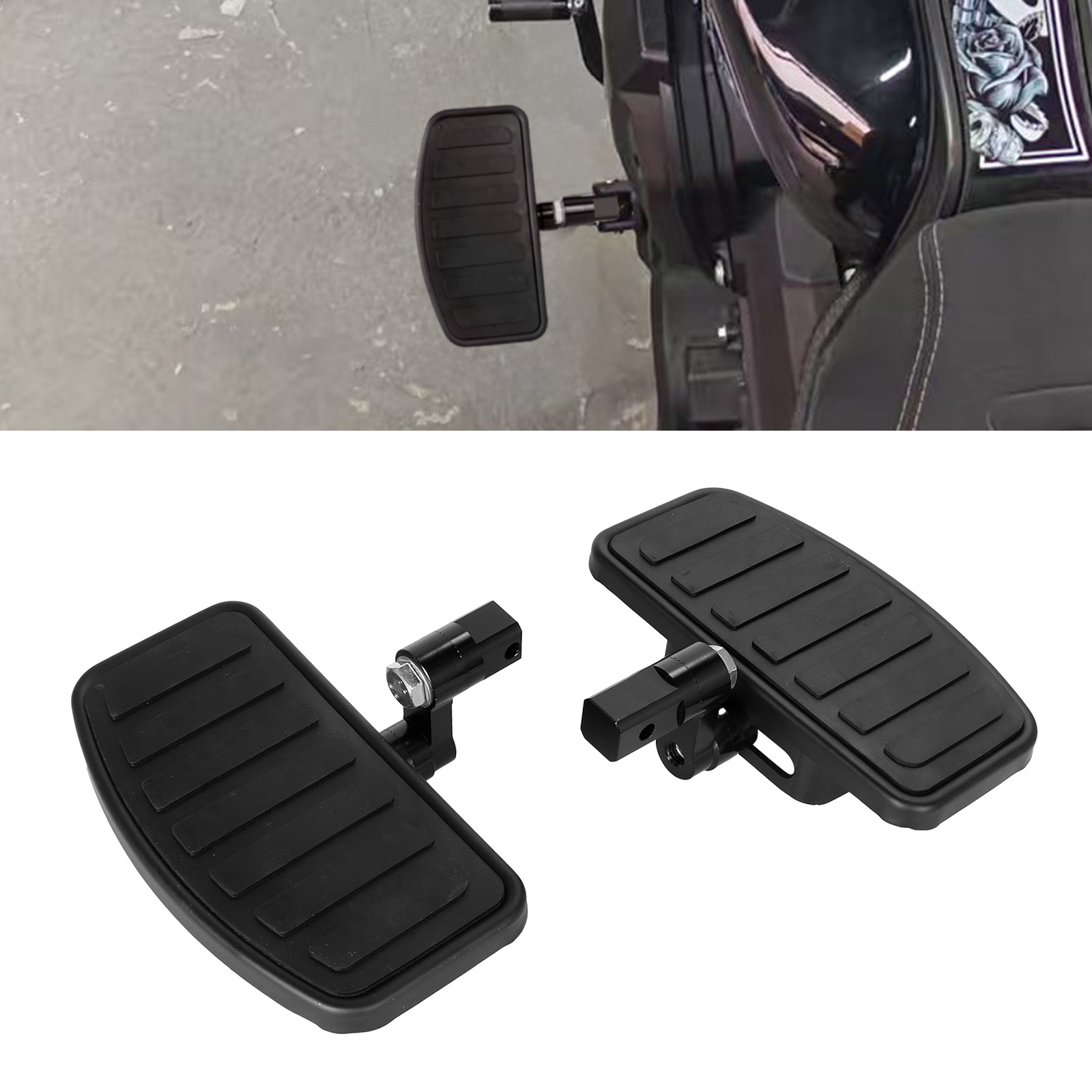 Motorcycle accessories: Modified front and rear large footrests, suitable for VTX 1300/1800