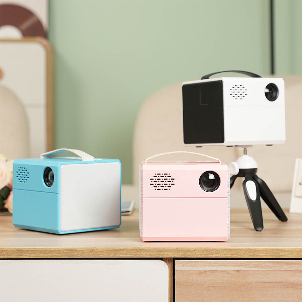 Cross-Border Foreign Trade 1080P Projector Wired Screen Mirroring Home Outdoor Conference Teaching All-In-One Device Portable Outdoor Use