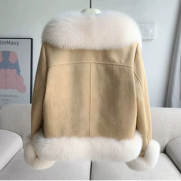 Lightweight winter down jacket, city style