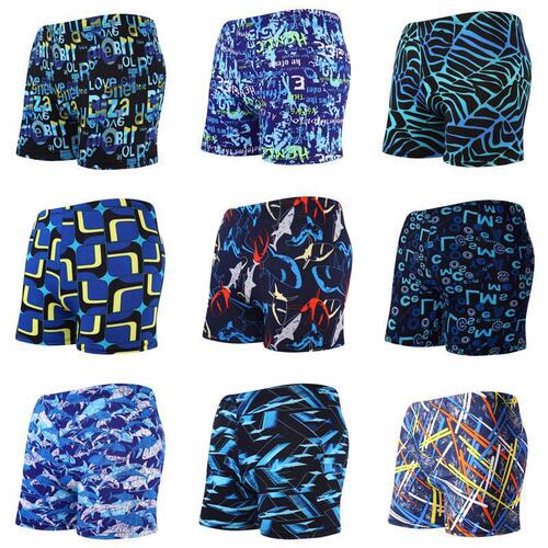 Factory Summer Plain Color Breathable Men's Swim Trunks Adult Flat Wide Loose Disposable Swim Trunks For Men Hot Spring Wholesale