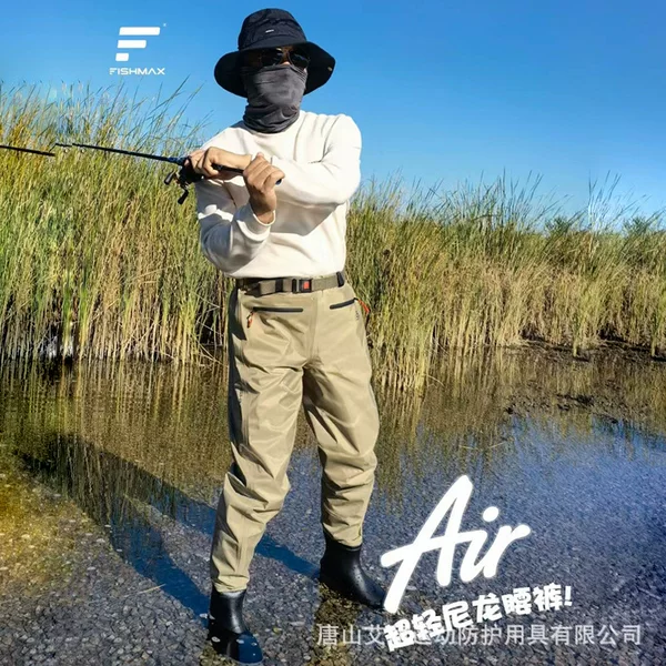 Fa Name 3D Waist-length Water Pants Ultra-light Nil Waist Pants Dragon Catching Fish Waterproof Half-body Riding Rain Pants Stream Fishing Luya