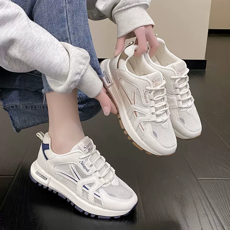 Сетчатая обувь женская дышащая легкая 2023 Новая удобная спортивная Рабочая обувь на мягкой подошве