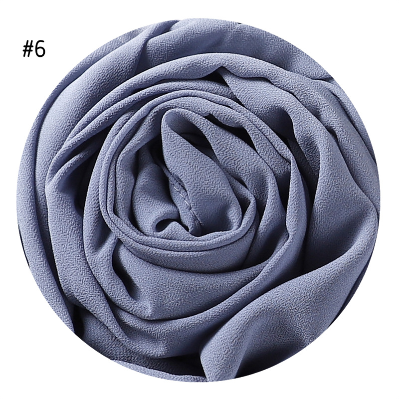 Women's Fashion Solid Color Rayon Cotton Linen Scarves display picture 6