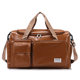 New Retro Style PU Travel Bag Large Capacity Portable Men's Travel Luggage Bag Leisure Sports Gym Fitness Bag