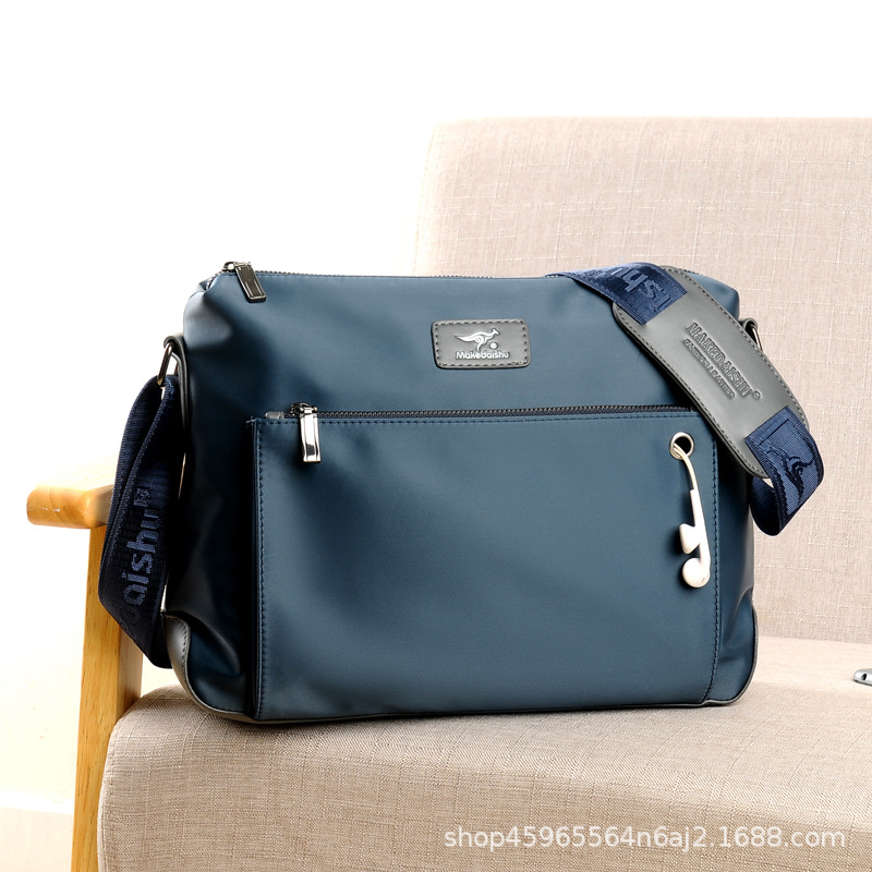 新款男士单肩包牛津布斜挎包韩版大容量旅行出差防水包包潮流1268