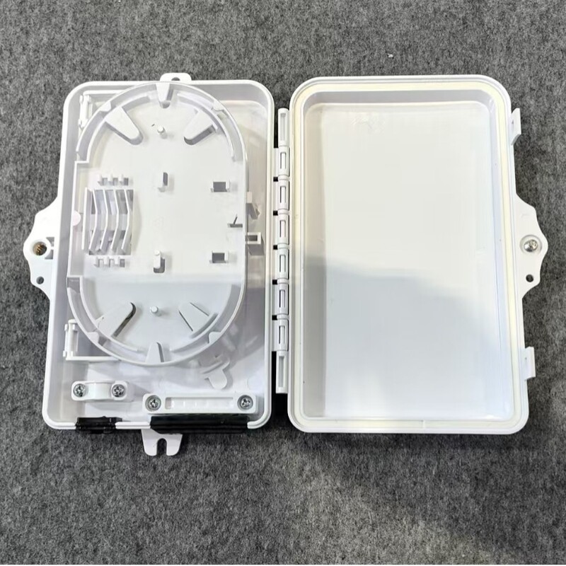 Foreign Trade Supply 6-Core Optical Fiber Splitter Box Indoor and Outdoor Waterproof Optical Fiber Box Wall-Mounted Optical Fiber Entry Splitter Equipment