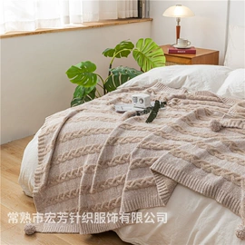 针织毯;线毯;绒毯