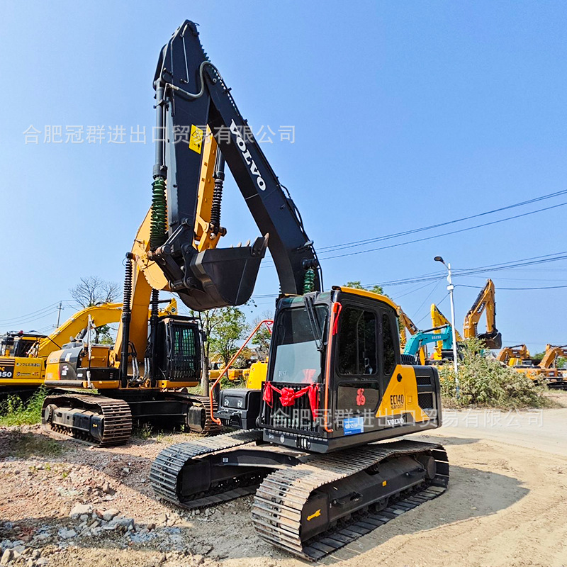 Volvo EC140 excavadora pequeña y mediana excavadora maquinaria de movimiento de tierras gancho exportación sin preocupaciones image 3