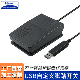 A Ding Technology USB Foot Switch Foot Pedal 220V Foot Switch Controller Mouse Keyboard Key Value Definition