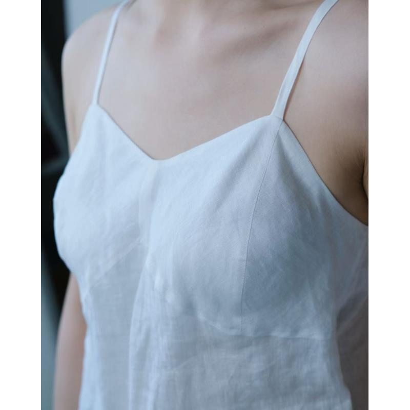 Continuing the Old Anti-Bump Original Ecological Fruit Enzyme Wash Hemp Suspender Bottoming Vest for Women 25280 Continuing the Old Anti-Bump Original Ecological Fruit Enzyme Wash Hemp Suspender Bottoming Vest for Women 25280