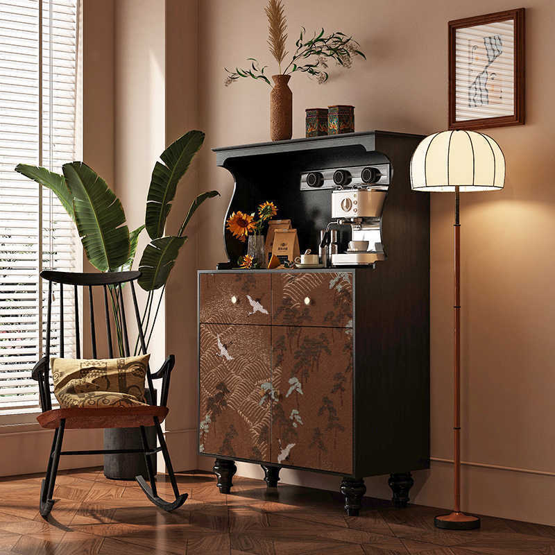 New Chinese Style Retro Sideboard Living Room Sofa Side Cabinet Entrance Storage Cabinet Tea Cabinet Coffee Cabinet New Chinese Style Retro Sideboard Living Room Sofa Side Cabinet Entrance Storage Cabinet Tea Cabinet Coffee Cabinet