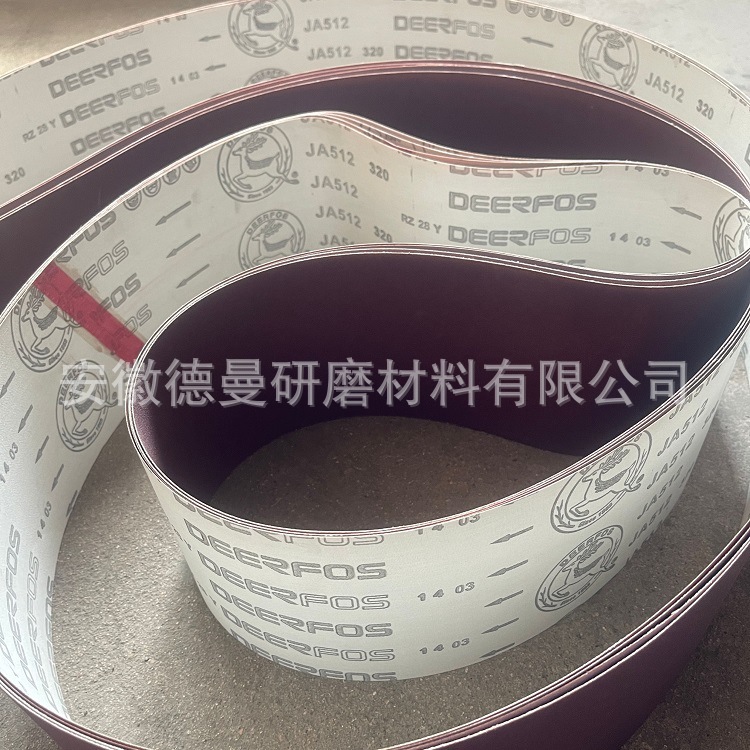 韩国鹿牌DEERFOS JA512 JA513 JW342软布砂带 书本不锈钢研磨带