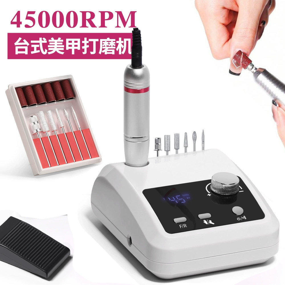 Electric Nail Drill Machine, multi-model sanding/milling kit, USB portable, 0.6 kg