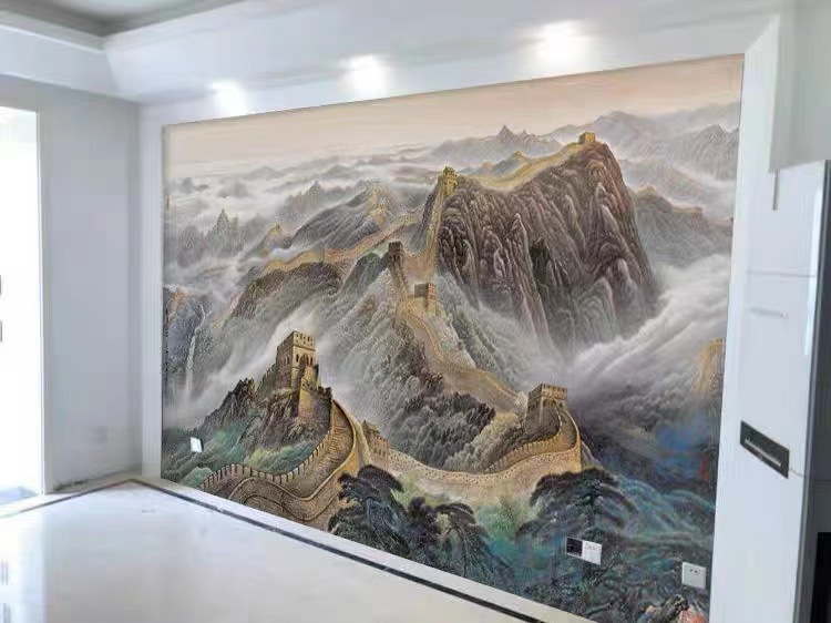 现代简约万里长城