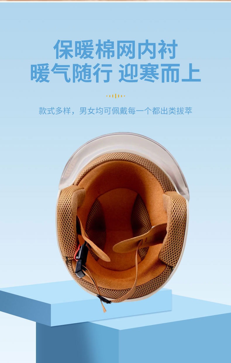 New national standard 3C certified electric vehicle helmet, suitable for all seasons, unisex safety helmet, adjustable half helmet for motorcycles