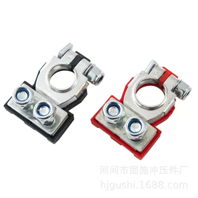 Power supply, ignition system accessories pile head battery column connector - pure-copper-tinned-12mm-press-wire