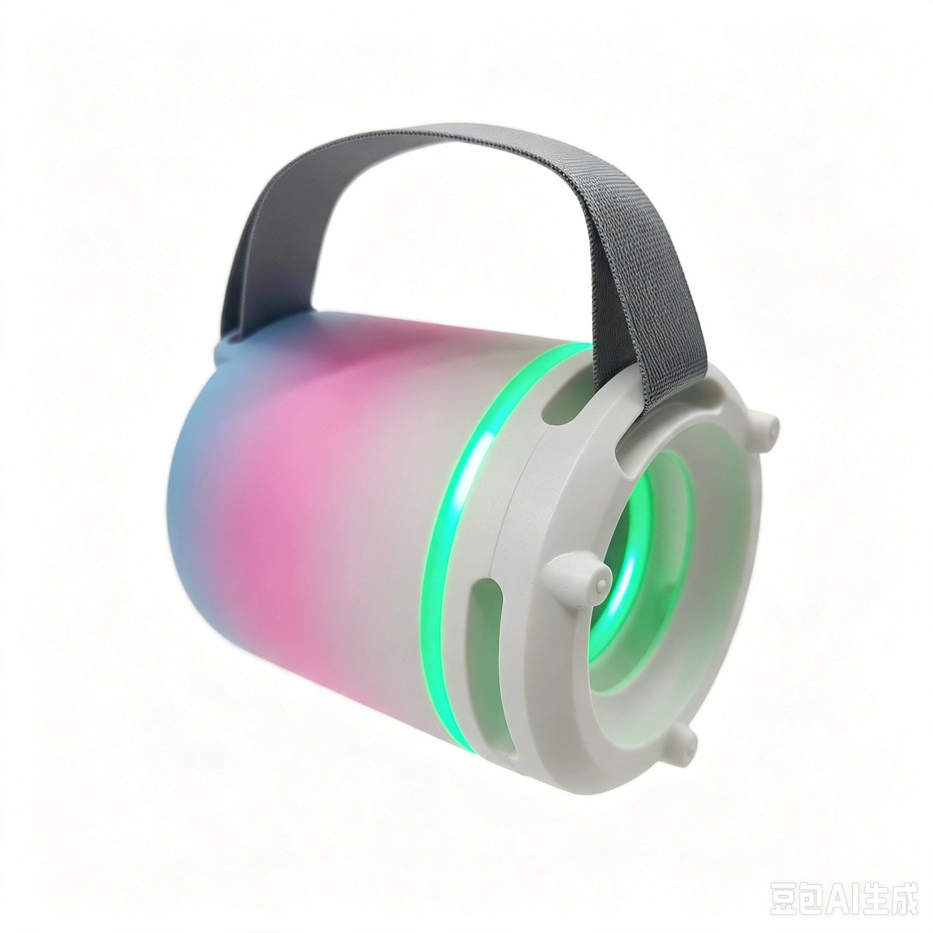 2026 neuer IPX6-Grad Outdoor-wasserdichter bunter LED-Glanzleuchten-Tisch-Platzierungshandgriff-Sport-lauter Bass-Subwoofer-Lautsprecher