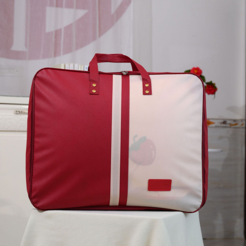 家纺被子包装袋加厚无纺布加装饰扣冬被钢丝包收纳袋手提袋大容量