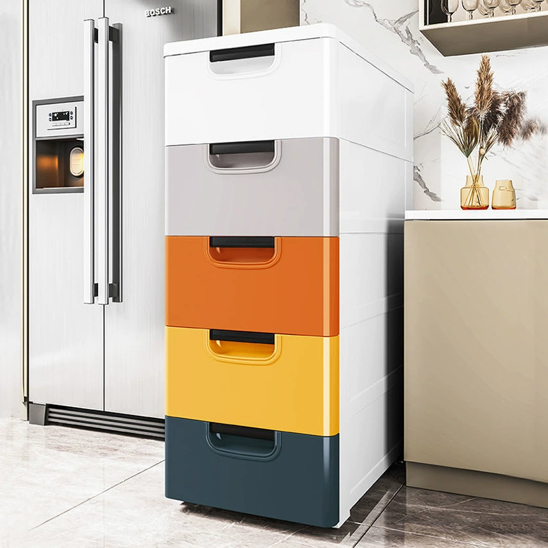 Шкаф для хранения шириной 20-30 см с ящиками, утолщенный детский контейнер для хранения, пластиковый шкаф, оптовая продажа напрямую с завода для трансграничной торговли