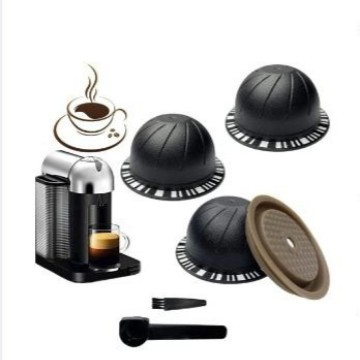 Icafilas autoadhesivo papel de aluminio traje Nespresso vertuo café cápsula cáscara italiana polvo tazón