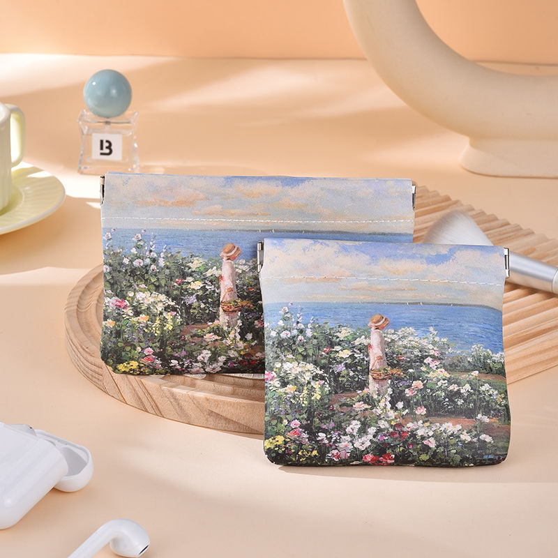 Van Gogh Oil Painting Cosmetic Bag Shrapnel Lipstick Bag Portable Glasses Bag Portable Organizer Bag Small Cosmetics Bag Mini Pouch