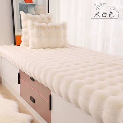 Log Washable and Wipeable Company Leisure Study Room Stain-Resistant Carpet Coffee Table Full-Cover Hotel No-Maintenance Carpet (Car Carpet) - off-white-bubble-velvet-thick-anti-slip-40cmx40cm-pillow-with-pillow-core