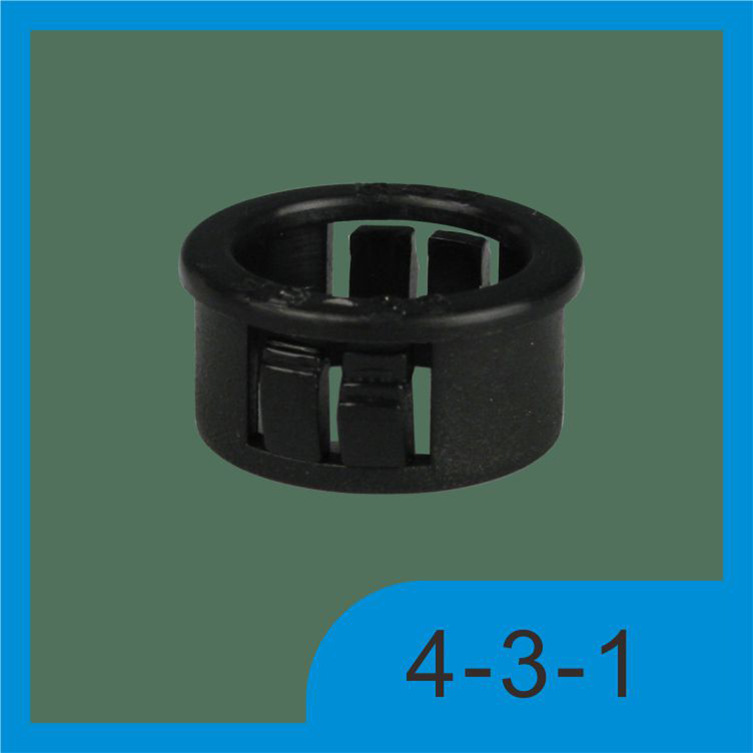 【东莞前沿】厂家直供闭口护线套 SB系列扣式护线塞环 黑色护线圈