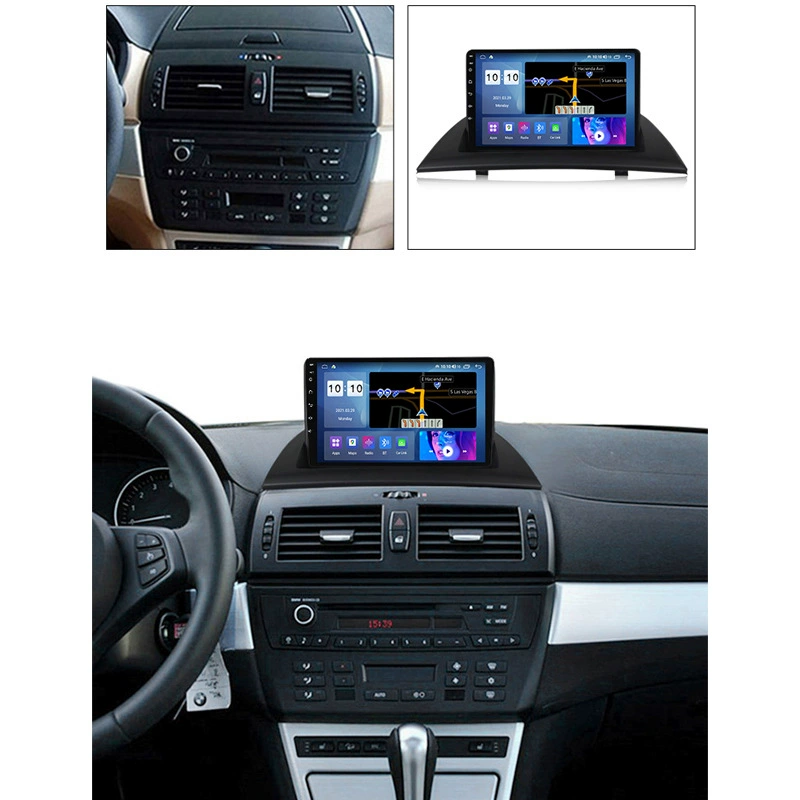 Поддержка 04-12 BMW X3 E83 Android навигация GPS 9-дюймовый большой экран автомобильный мультитул 2+32Г