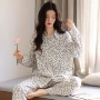 长袖外穿女士少女家居服