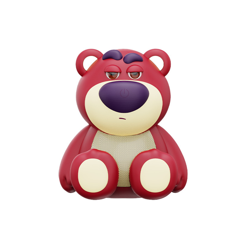 Strawberry Bear ワイヤレスカラオケ Bluetooth スピーカー統合ホーム KTV デュアルマイク合唱ホームマイクデスクトップ装飾品|undefined