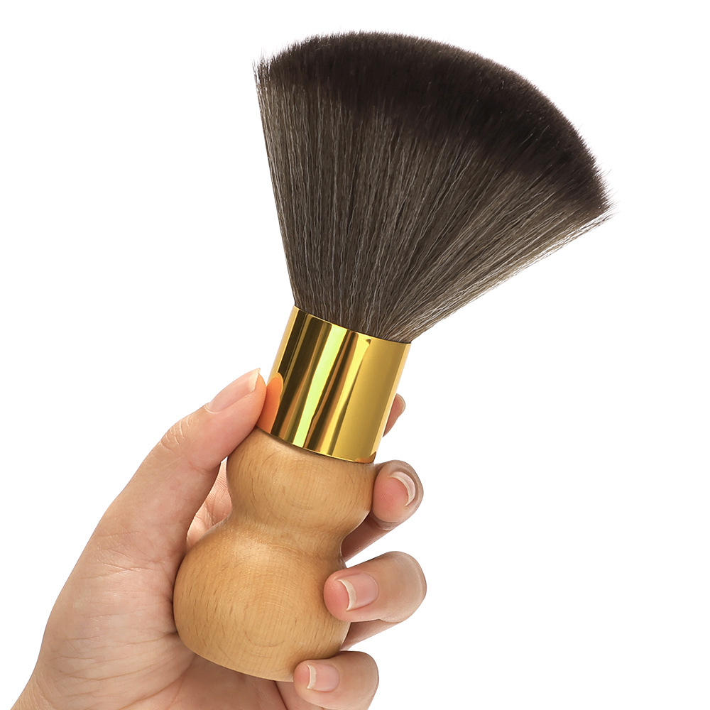 Peluquería Escaneo de cabello roto de madera maciza Escaneo de fibra de peluquería Cepillo suave Escaneo de limpieza de cabello Cepillo de cabello roto Herramientas de corte de cabello en el hogar