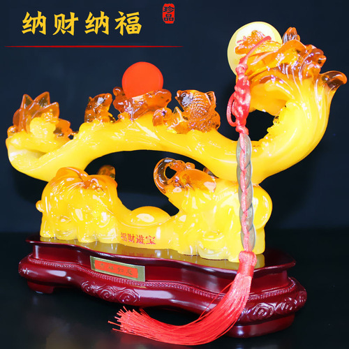 Jade Ruyi Pendant, Chinese Style Decor for Living Room, Bar Cabinet, Moving In Gift, New Home Luck Attracting Decorative Craft, Opening Business Gift