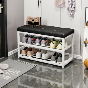 Shoe-Changing Stool at the Door, Simple Space-Saving Stool for Home Use, Corridor Shoe Rack, Shoe-Changing Stool, Economical Living Room Yinqin