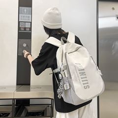 韓国の新しいカバンの女子高校生の日本のシンプルな中学生のランドセルの男子中学の大学生のコンピュータのリュックサック