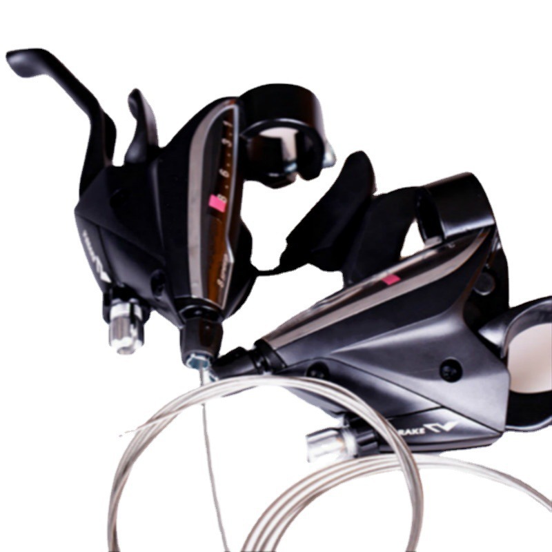 212427-speed mountain bike conjoined finger dial bicycle transmission EF65 bicycle accessories integrated governor