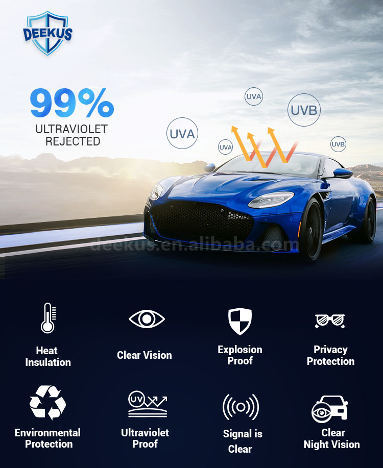 Cross-Border Nano Ceramic High-Insulation Car Window Film Nano Ceramic Window Film Customization