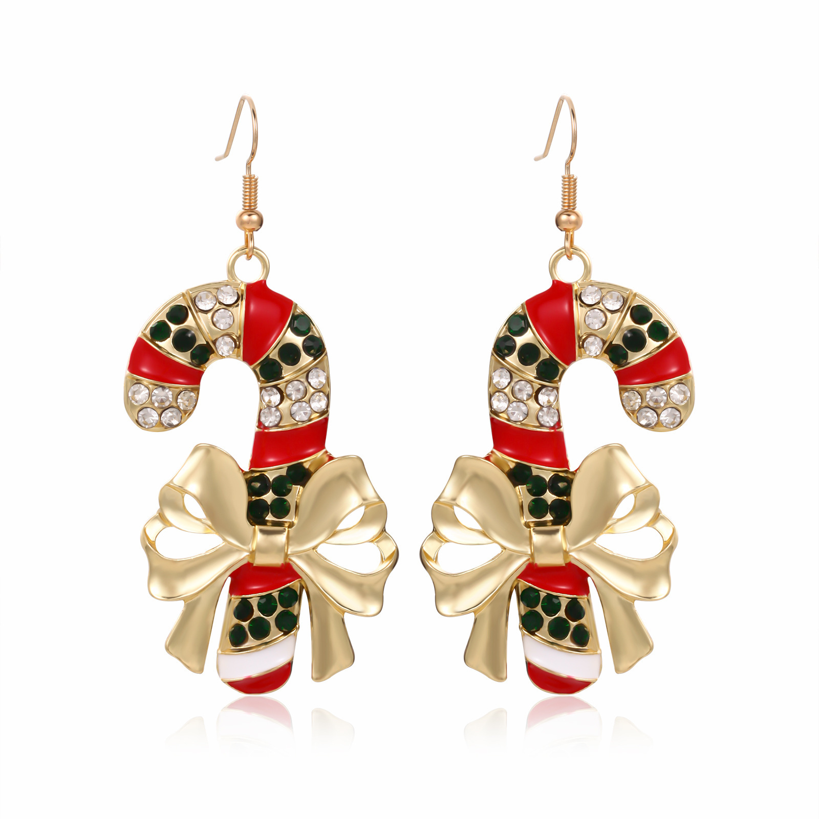 10g Weight Christmas Festival Women's Gender Cute Style Cute Drop Earrings 9