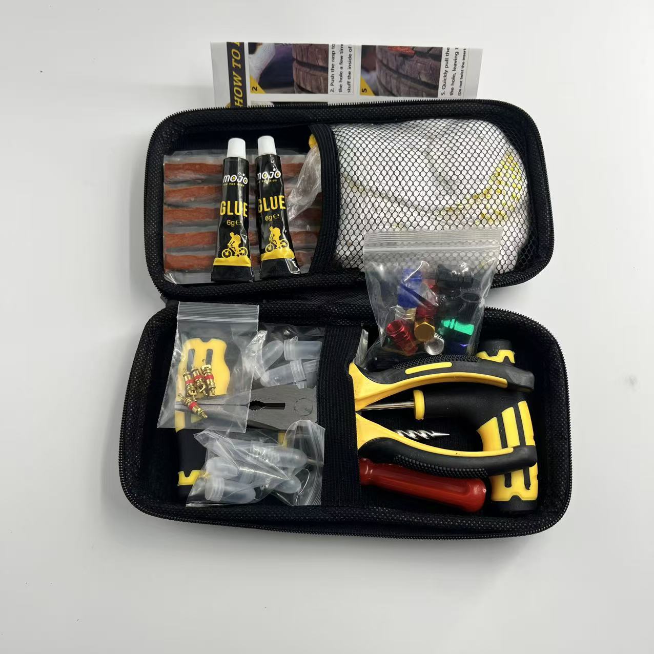 Vacuum Tire Quick Repair Tool Kit Ergonomic Handle Hardened Cutter Head